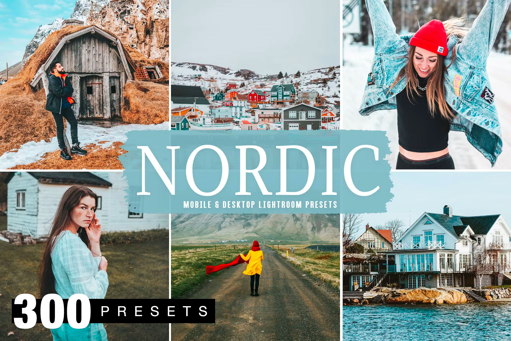 +300 NEW! Nordic Lightroom Presets Collection