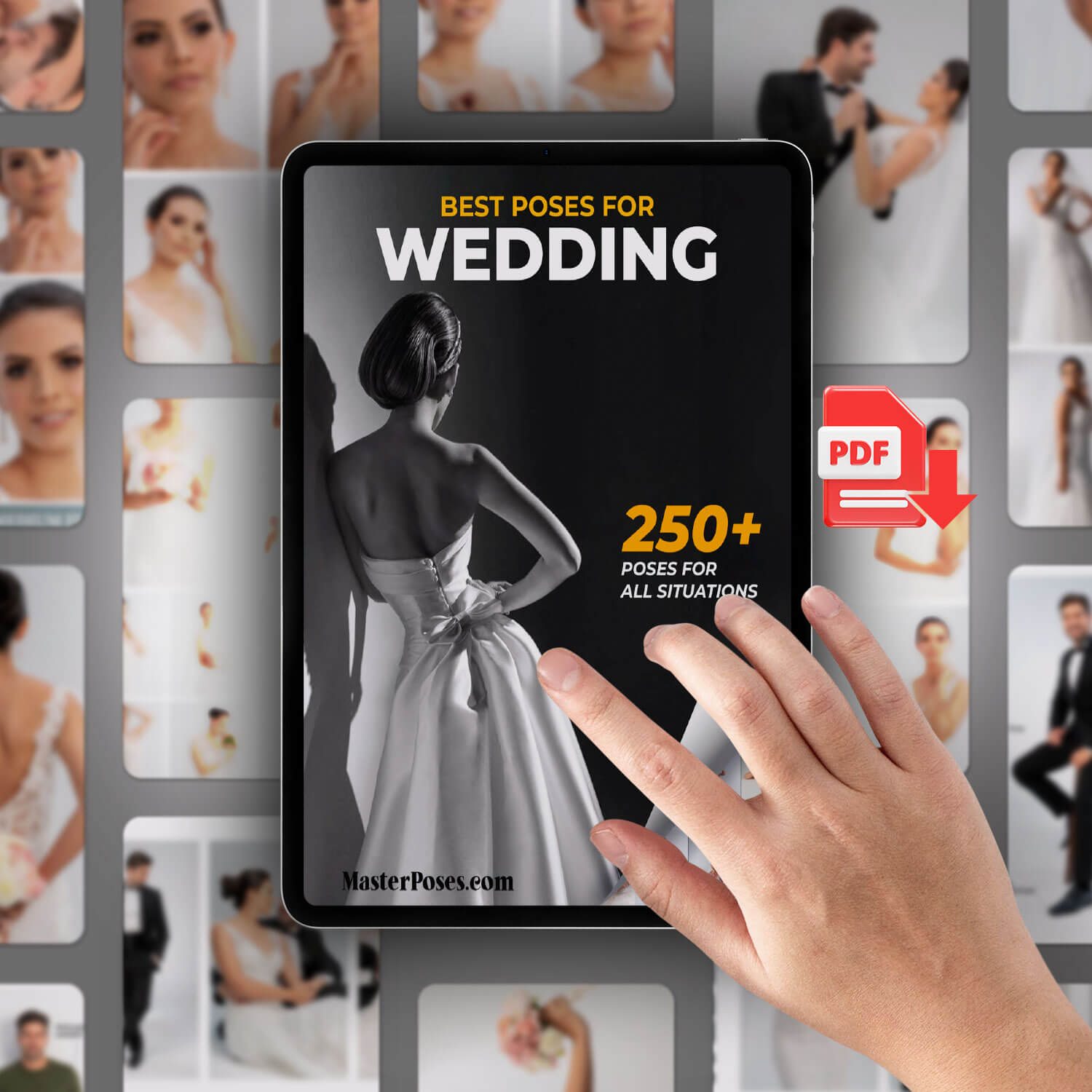 The 250 Best Poses for Wedding - Digital Book - Studio Guti
